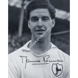 Maurice Norman Spurs Tottenham signed authentic genuine signature photo. COA UACC
