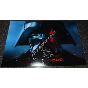 Dave Prowse Darth Vader Star Wars LARGE signed genuine signature photo 11. COA UACC