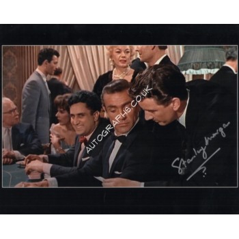 Stanley Morgan James Bond signed genuine signature photo. COA UACC