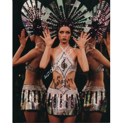 Twiggy The Boyfriend genuine signed authentic signature photo. COA UACC