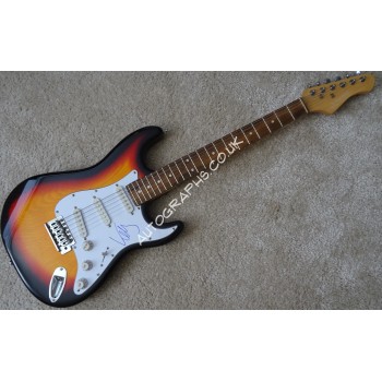 Kelly Jones Stereophonics music genuine signed authentic signature guitar. COA UACC
