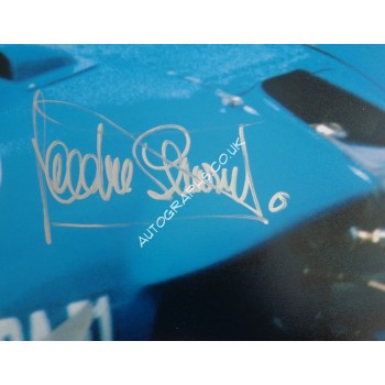 Jackie Stewart F1 Matra genuine signed authentic signature photo. COA UACC