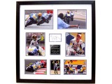 VALENTINO ROSSI Signed FRAMED Spanish GP 2009 DISPLAY MotoGP Yamaha. COA UACC VALENTINO ROSSI Signed FRAMED Spanish GP 2009 DISPLAY MotoGP Yamaha. COA UACC