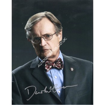 David McCallum authentic genuine signed autograph photo. COA UACC