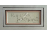 Dusty Springfield genuine signed autograph signature display 2.. COA UACC