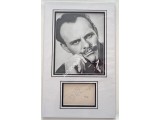 Terry Thomas comedy genuine signed autograph signature display.. COA UACC Terry Thomas comedy genuine signed autograph signature display.. COA UACC