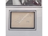 Terry Thomas comedy genuine signed autograph signature display.. COA UACC Terry Thomas comedy genuine signed autograph signature display.. COA UACC