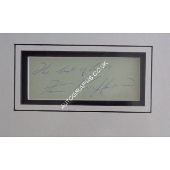 Frankie Howerd Carry on comedy genuine signed autograph signature display.. COA UACC Frankie Howerd Carry on comedy genuine signed autograph signature display.. COA UACC