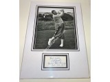 Bobby Locke golf genuine signed autograph signature display.. COA UACC Bobby Locke golf genuine signed autograph signature display.. COA UACC