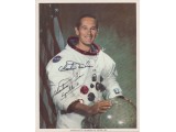 Charlie Duke Apollo 16 authentic genuine authentic genuine signed litho image. COA UACC