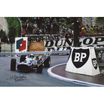 Jean Pierre Beltoise Matra F1 genuine authentic autograph signed photo 8.. COA UACC