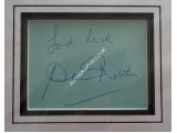 David Niven genuine authentic autograph signature photo display. COA UACC