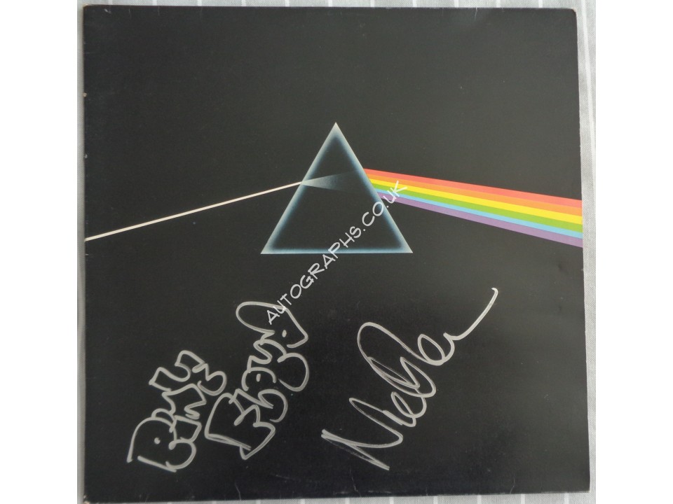 Pink Floyd Nick Mason signed authentic genuine signature album. COA UACC