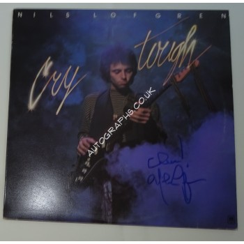 Nils Lofgren signed authentic genuine signature album. COA UACC