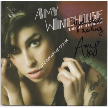Amy Winehouse signed authentic genuine signature record. COA UACC