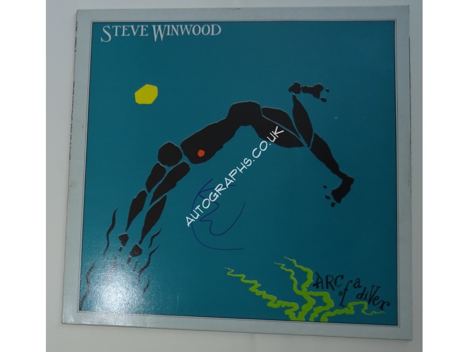 Stevie Winwood signed authentic genuine signature vinyl record. COA UACC Stevie Winwood signed authentic genuine signature vinyl record. COA UACC