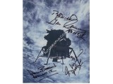 Apollo Gene Cernan Alan Bean Edgar Mitchell signed genuine photo. COA UACC Apollo Gene Cernan Alan Bean Edgar Mitchell signed genuine photo. COA UACC