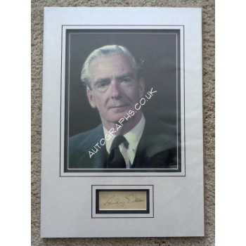 Anthony Eden PM genuine authentic signed autograph photo display. COA UACC