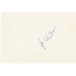 Jim Clark Lotus F1 genuine authentic signed autograph display signature. COA UACC