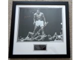 Muhammad Ali genuine authentic signed autograph photo display. COA UACC