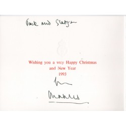 Prince Charles genuine authentic signed autograph card. COA UACC