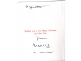 Prince Charles Royalty genuine authentic signed Christmas card. COA UACC Prince Charles Royalty genuine authentic signed Christmas card. COA UACC