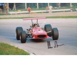 Chris Amon Ferrari F1 genuine authentic signed photo. COA UACC Chris Amon Ferrari F1 genuine authentic signed photo. COA UACC