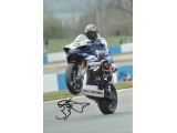 Marco Melandri MotoGP Yamaha signed genuine signature photo. COA UACC