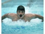 Mark Spitz Olympic swimming champion signed genuine signature photo. COA UACC