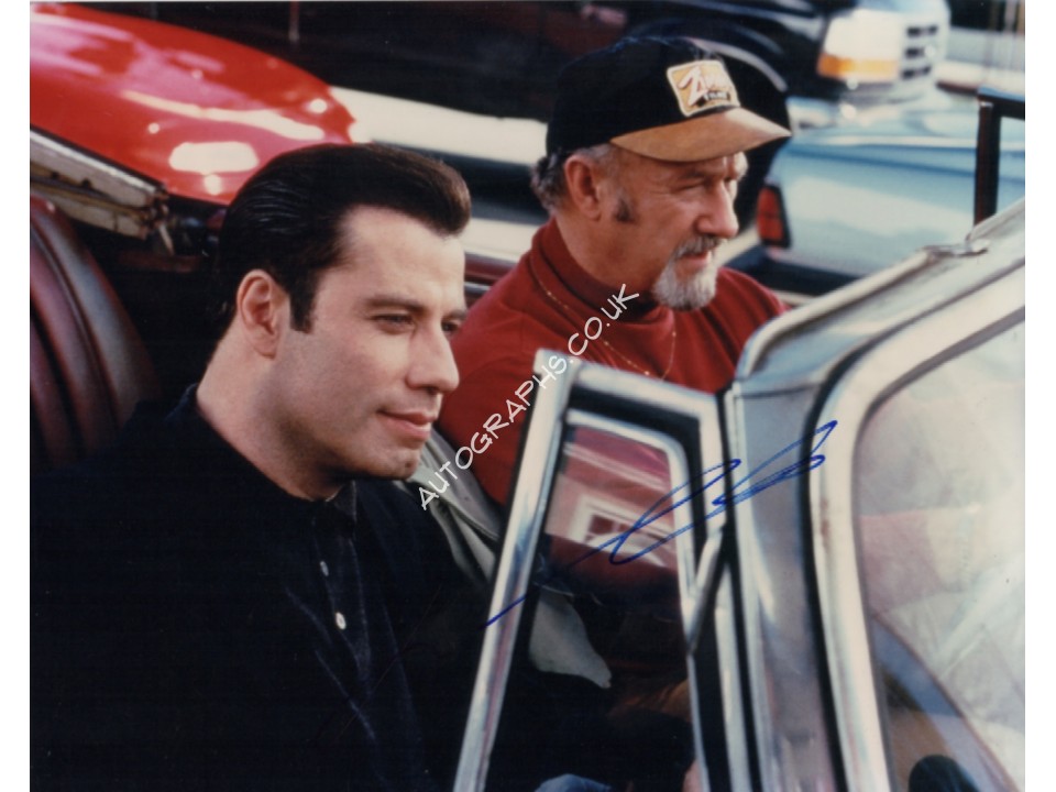 John Travolta genuine authentic original signed photo. COA UACC