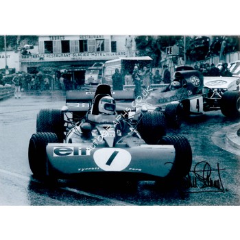 Jackie Stewart F1 Tyrrell Ford signed genuine signature authentic photo 14. COA UACC