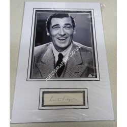 Walter Pigeon signed genuine signature autograph display. COA UACC