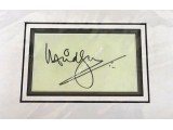 Ingrid Pitt + Madeline Smith signed genuine signature autograph display. COA UACC