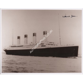 RMS Titanic signed genuine signature autograph photo. COA UACC