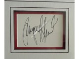 Payne Stewart Golf signed genuine signature autograph display. COA UACC