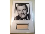Michael Redgrave signed genuine signature autograph display. COA UACC Michael Redgrave signed genuine signature autograph display. COA UACC