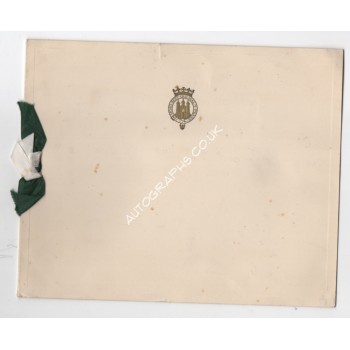Prince Philip signed genuine signature autograph Christmas card. COA UACC Prince Philip signed genuine signature autograph Christmas card. COA UACC