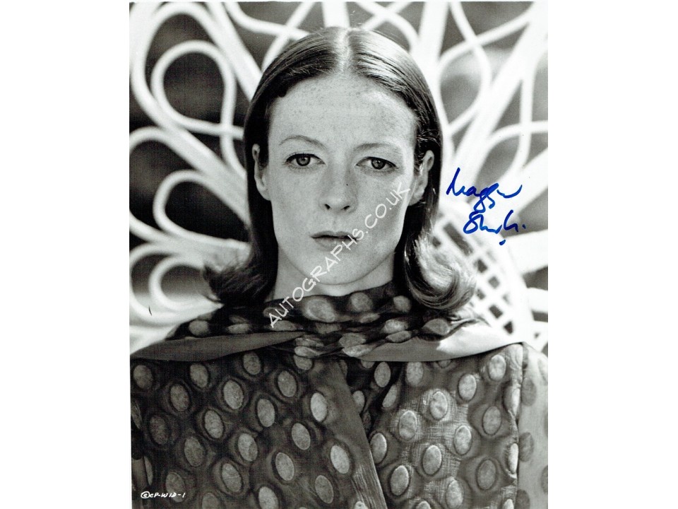 Maggie Smith original authentic genuine autograph signed photo. COA UACC