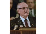 Mikhail Gorbachev Soviet Union genuine signature autograph. COA UACC Mikhail Gorbachev Soviet Union genuine signature autograph. COA UACC