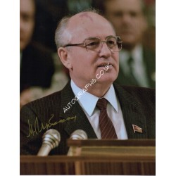 Mikhail Gorbachev Soviet Union genuine signature autograph. COA UACC
