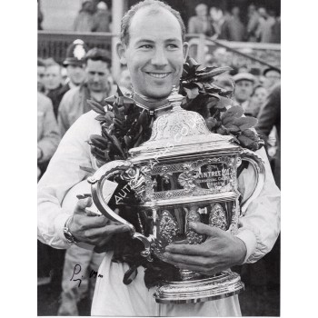 Stirling Moss authentic signed genuine signature image. COA UACC
