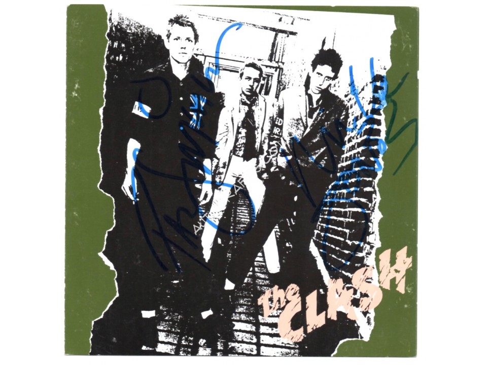 Clash Mick Jones Paul Simonon authentic signed genuine signature CD. COA UACC