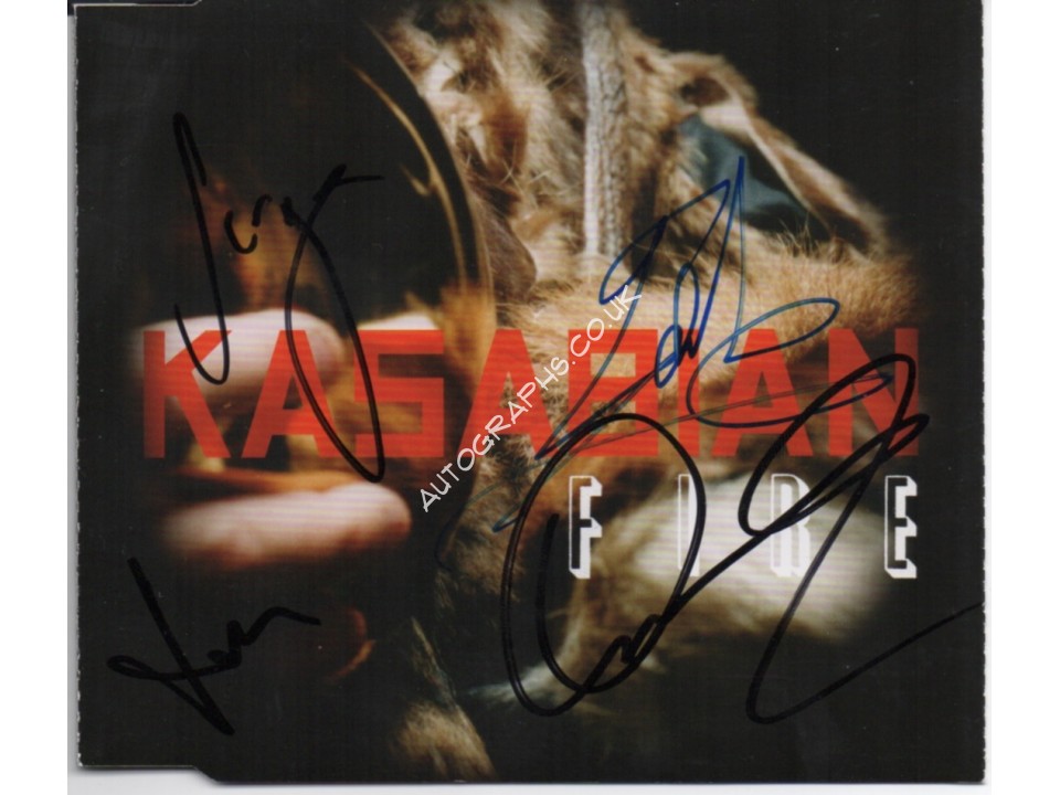 Kasabian authentic signed genuine signature CD. COA UACC