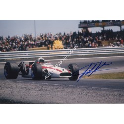 John Surtees Honda F1 genuine authentic signed photo. COA UACC