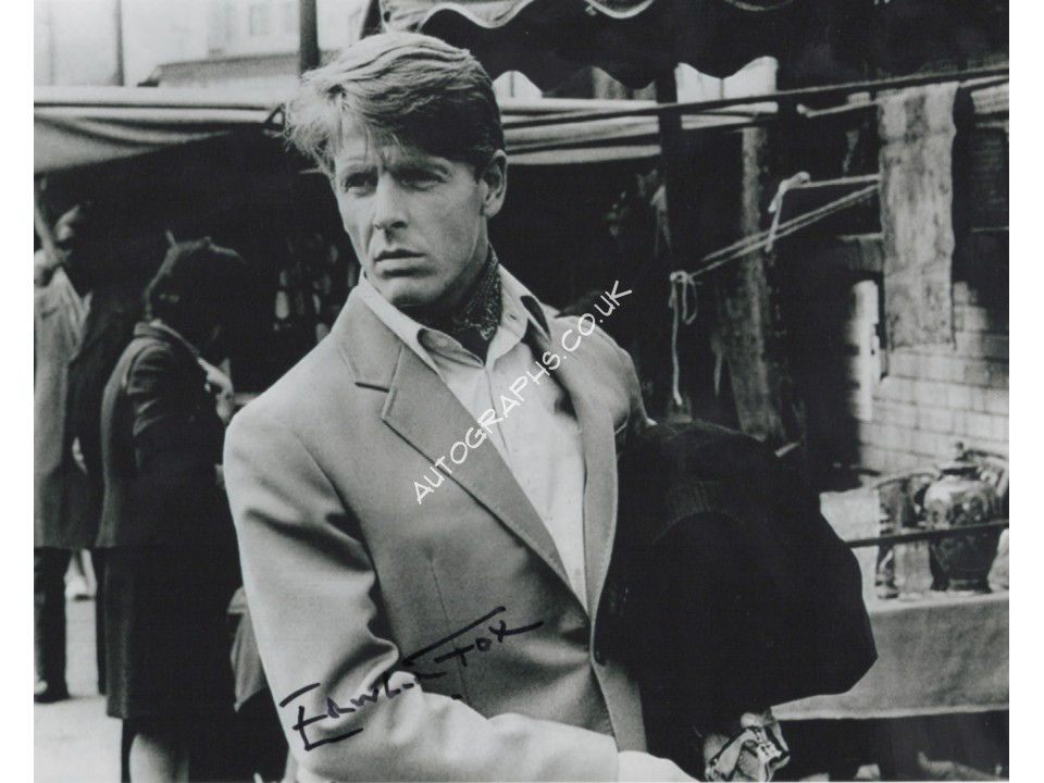 Edward Fox Jackal authentic genuine signed photo. COA UACC