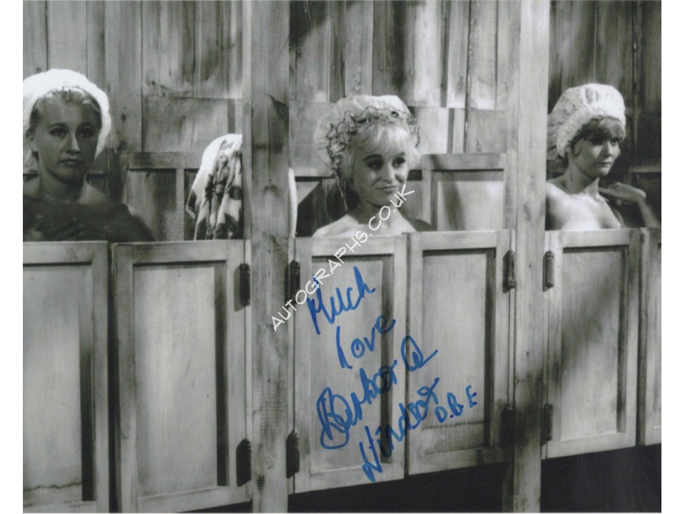 Barbara Windsor genuine authentic signed autograph signed photo 4. COA UACC