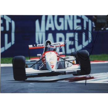 Mika Hakkinen McLaren F1 genuine signed authentic autograph photo. COA UACC