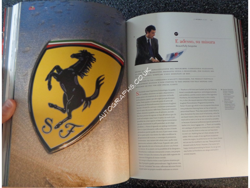 Michael Schumacher Ferrari F1 genuine authentic signed autograph year book.. COA UACC Michael Schumacher Ferrari F1 genuine authentic signed autograph year book.. COA UACC