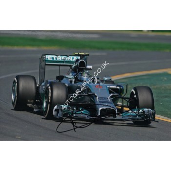 Nico Rosberg Mercedes F1 genuine signed authentic autograph photo. COA UACC