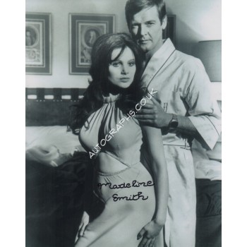 James Bond Madeline Smith original genuine autograph authentic photo. COA UACC
